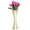 Decorative Modern Bamboo Display Floor Vase Hourglass Shape, 27 Inch